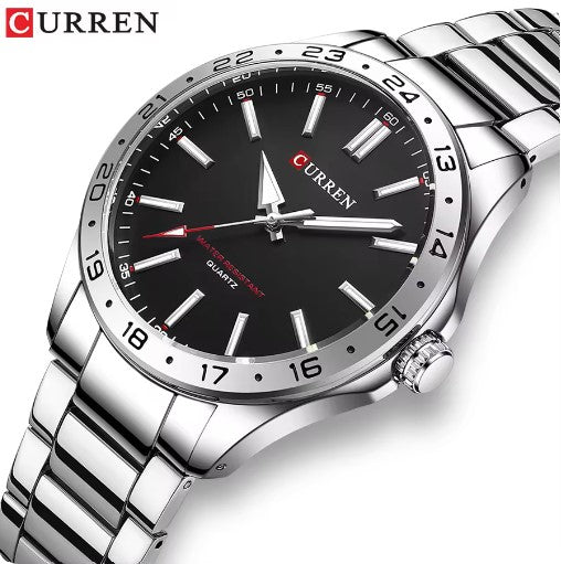 RELOJ CURREN PARA HOMBRE - 8452 PLATEADO NEGRO