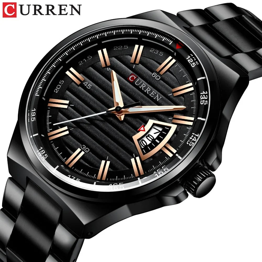 RELOJ CURREN PARA HOMBRE - 8375 NEGRO CALENDARIO