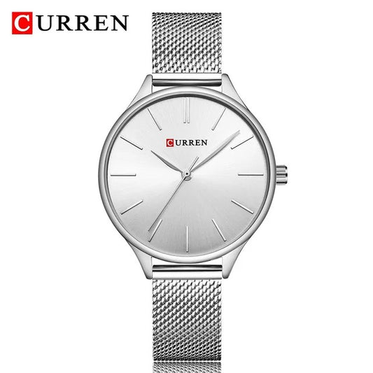 RELOJ CURREN PARA MUJER - 9024 PLATEADO