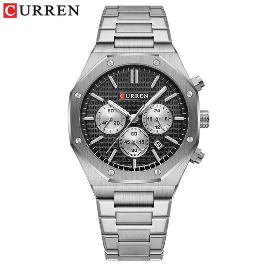 RELOJ CURREN PARA HOMBRE - 8440 CRONOGRAFOS PLATEADO N