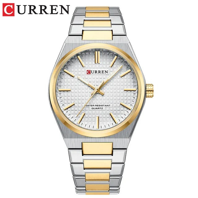 RELOJ CURREN PARA HOMBRE - 8439 BICOLOR ORO B