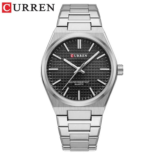 RELOJ CURREN PARA HOMBRE - 8439 PLATEADO NEGRO