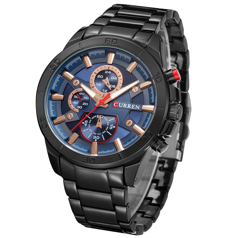 RELOJ CURREN PARA HOMBRE - 8572 NEGRO N