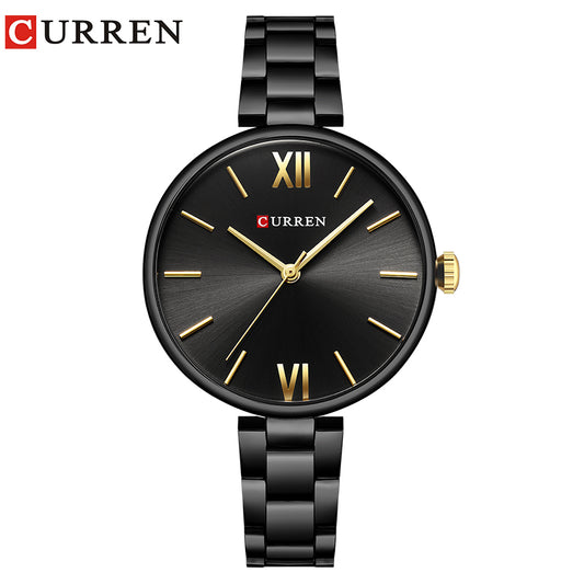 RELOJ CURREN PARA MUJER - 9017 NEGRO