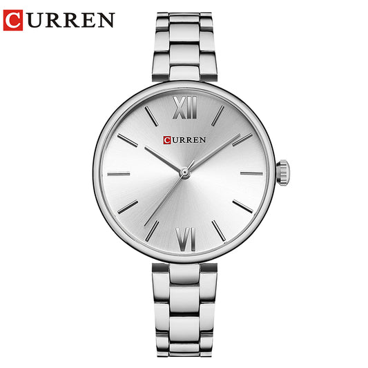 RELOJ CURREN PARA MUJER - 9017 PLATEADO