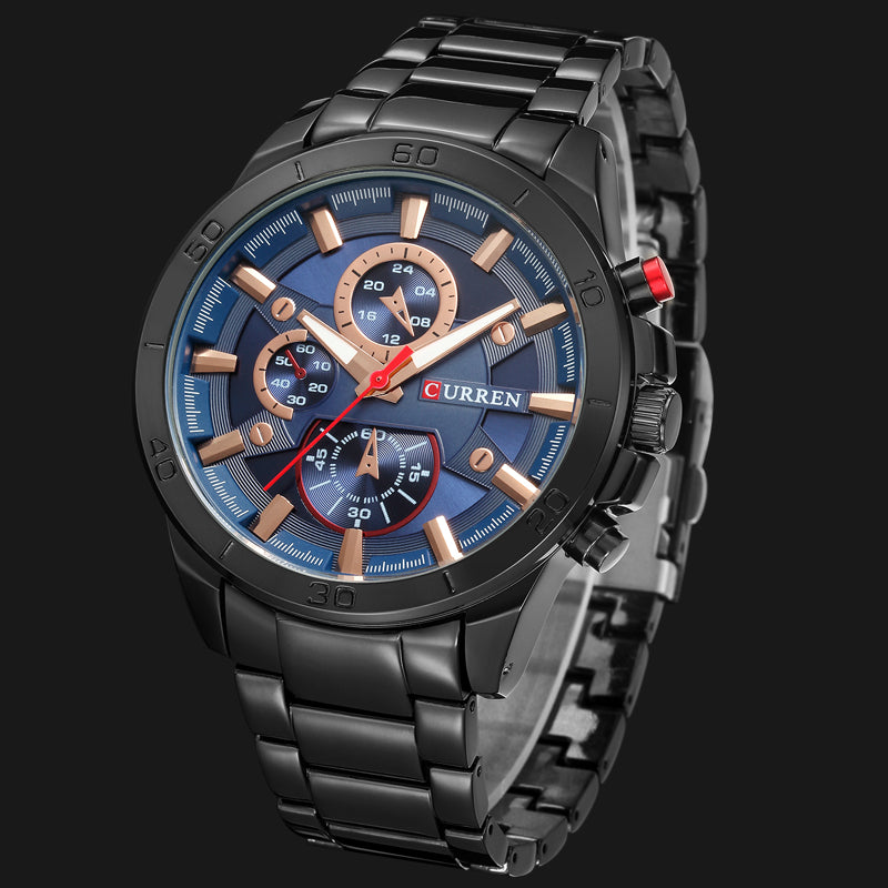 RELOJ CURREN PARA HOMBRE - 8572 NEGRO N