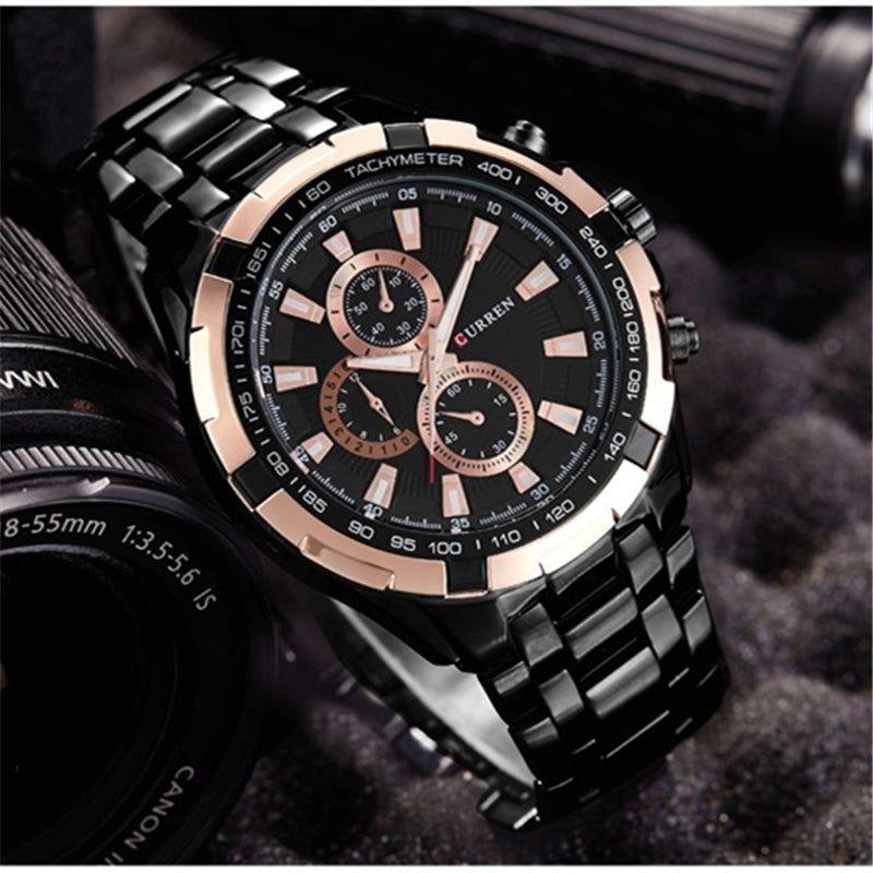 RELOJ CURREN PARA HOMBRE - 8023 NEGRO