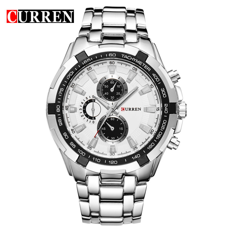 RELOJ CURREN PARA HOMBRE - 8023 PLATEADO