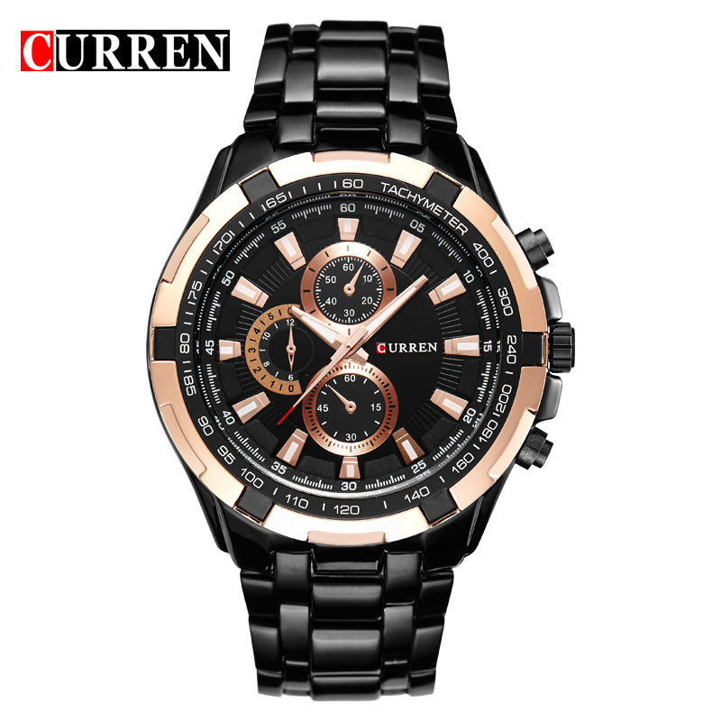 RELOJ CURREN PARA HOMBRE - 8023 NEGRO